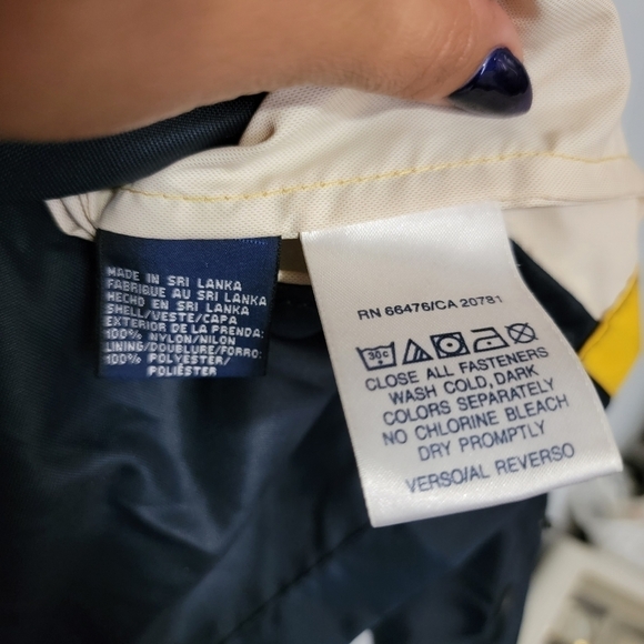 Tommy Hilfiger 2001 vntg windbreaker rain jacket men L - Picture 5 of 8